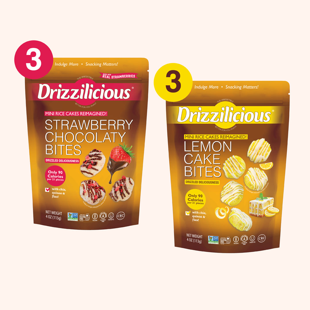 New Flavor Variety Pack [Lemon Cake & Strawberry Chocolaty] 4oz