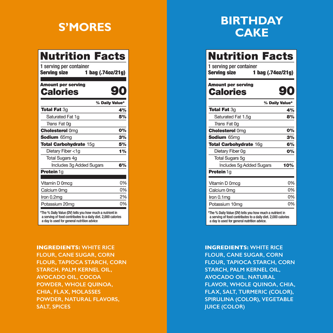 Alternative view of 4 Flavor Variety [S'mores, Birthday, French Toast, Very Berry] .74oz