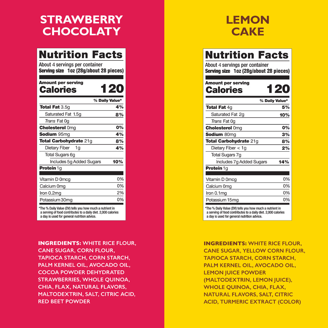 Alternative view of New Flavor Variety Pack [Lemon Cake & Strawberry Chocolaty] 4oz