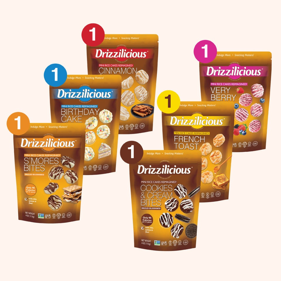 Alternative view of 6 Flavor Variety [Birthday, S'mores, French Toast, Very Berry, Cinnamon, Cookies & Cream] 4oz